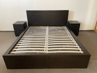 Ložnice Ikea Malm - černá