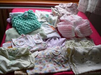 Retro oblečení pro panenku nebo reborn 35 ks