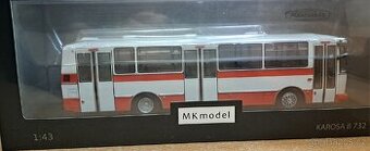 Autobus MHD Karosa B732- červená 1:43