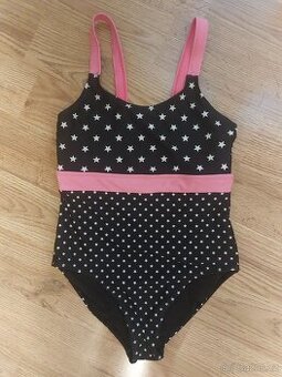 Dívčí puntíkaté plavky na 12-14 let