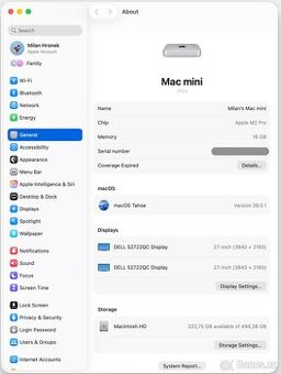 Apple Mac Mini M2 Pro (2023) – 16 GB, 512GB SSD v záruce