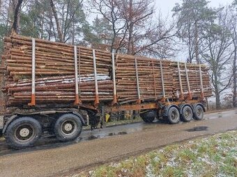 Palivové dřevo neštípané měkké/tvrdé
