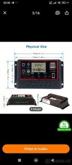 Solární regulátor 12/24V, 50A