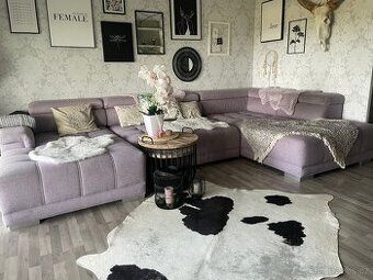 Velká sedací souprava ve tvaru U