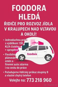 FOODORA – Rozvoz jídla v Kralupech nad Vltavou