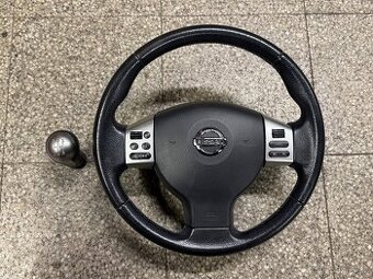 Kožený volant Nissan Note E11 / Tiida / Versa C11