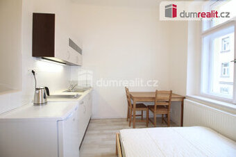 Pronájem bytu 1+kk 20 m2 P5 Smíchov zařízený po rekonstrukci