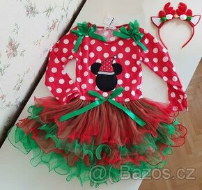 Vánoční šaty Minnie