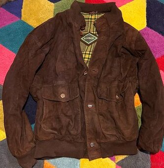 HUGO BOSS   PÁNSKÁ KOŽÁRNA- KABÁT-BUNDA 100% LEATHER XL-XXL