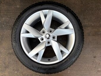 Prodám zánovní zimní alu sadu 17" Škoda Octavia IV