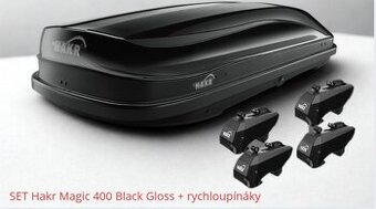 Set HAKR Magic Line 400 High Gloss Black + rychloupínáky