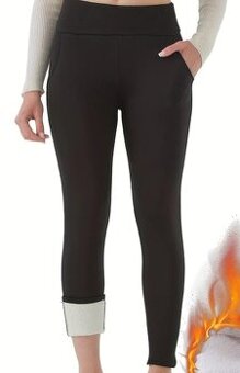 Dámské zateplené termolegíny vel.M NOVÉ