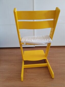 Dětská rostoucí židle Jitro žlutá