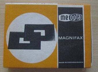 Magnifax-4 plechové masky kinofilm a 6x6-Nové fotokomora