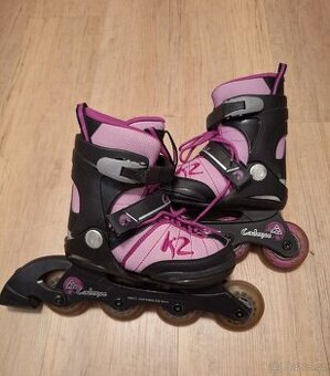 Rostoucí brusle K2, vel. 32-37, 19-23cm
