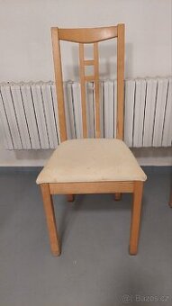 Židle dřevěné masivní Ikea - 1