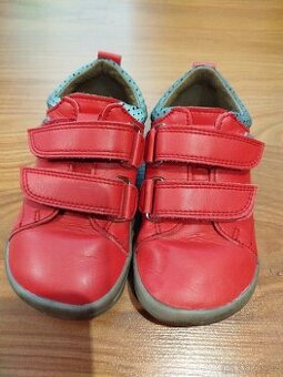 Dívčí barefoot nízké kožené boty Beda vel 27