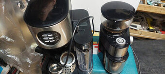 set kafemlýnek ECG a kávovar  Silvercrest použítý funkční