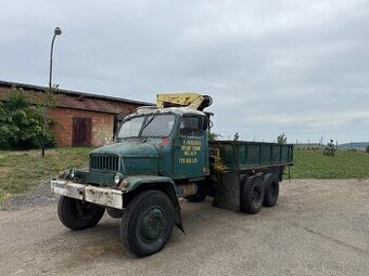 Praga V3S valník s hydraulickou rukou