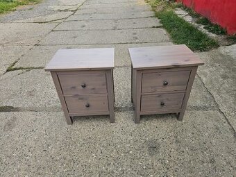 2x noční stolek Hemnes