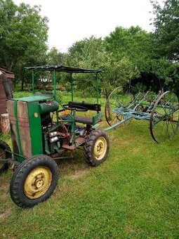 Traktor Domácí výroby – dvouválcový traktor, utáhne i čerta