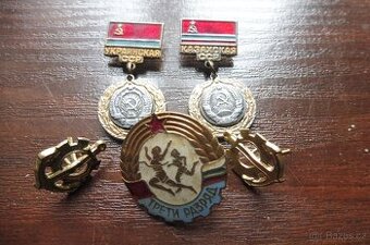 Odznaky SSSR a ČSSR