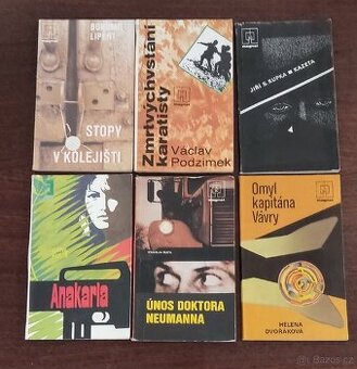 mix starších detektivek. celkem 52ks.