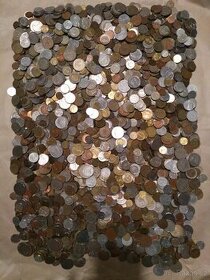 10kg mincí z Európy mimo ČSR 1950-súčasnosť