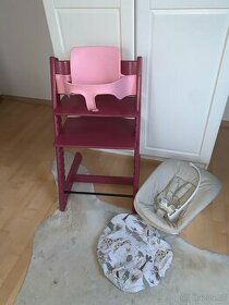 Rostoucí židlička Stokke Tripp Trapp Heather Pink - 1