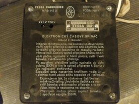 Elektronický časovač Tesla - 1