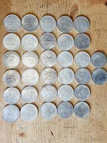Prodám repliky stříbrných mincí, 32 ks