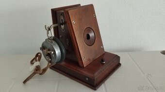 Berliner - starý francouzský hotelový telefon, poč.19stol.