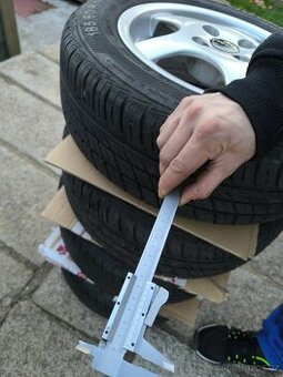 LETNÍ SADA ORIGINÁL BORBET 6Jx14 H2,ETE 38,185/60 R14 82 T
