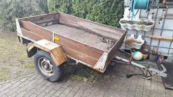 Vlek vozík za automobil vl. výroby