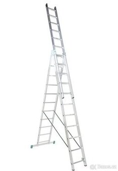 ŽEBŘÍK TROJDÍLNÝ 258/569CM EUROSTYL 3X9