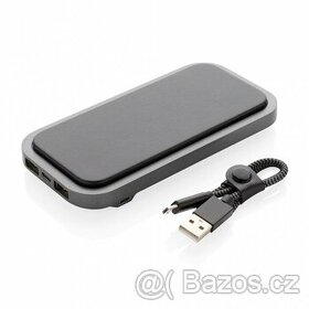 Swiss Peak luxury wireless 10.000 mAh powerbank, black - 1