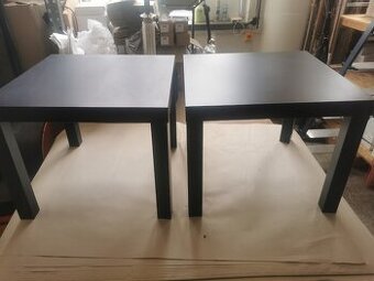 Prodám 2 ks Ikea černých stolků LACK - 1