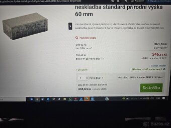 Prodám zámkovou dlažbu Best klasik přírodní - 1