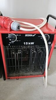 Topení DEDRA ohřívač elektrický 15kW, 400V, 1292m3/h