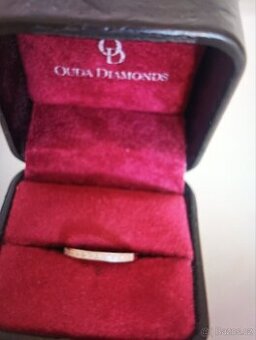 Zlatý prsten s diamanty - Ouda Diamonds