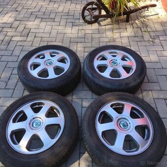 Originál alu kola Škoda Octavia 1 5x100 195/65/15