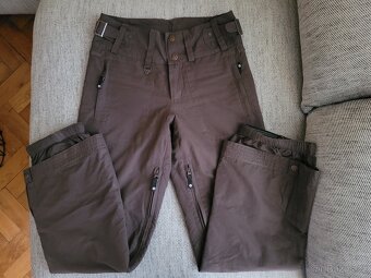 Dámské hnědé lyžařské kalhoty zn. Roxy, vel. S