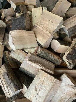 Palivové dřevo štípané a suché