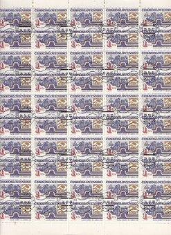 Ražené ČSSR kat.č. 2609 - tiskový list