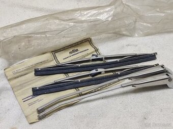 WARTBURG TRABANT ORIG NEPOUŽITÉ STĚRAČE CHROM 2KS