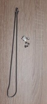 šperky z chirurické oceli - řetízek, přívěsek, náušnice