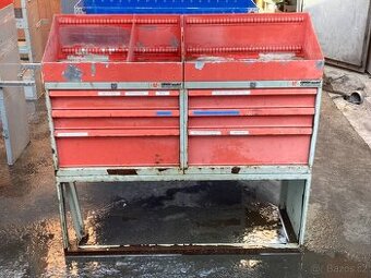 Servisní regál do auta dílenská vestavba ORSY MOBI