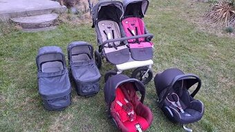 Kočárek Easy Walker 3v1 dvojčata či sourozenecký