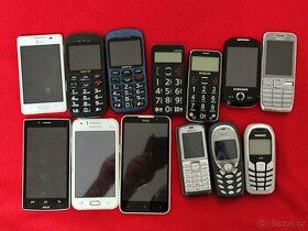 13ks retro staré mobily - sbírka Siemens, Nokia, Aligator, S