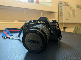 Nikon F-301 (F301, N2000) + Sigma zoom aIII 3.5-4.5 35-135mm